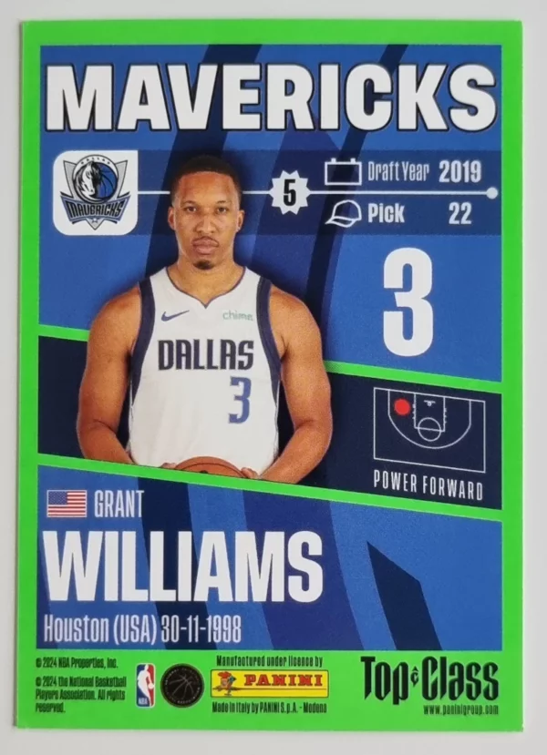 2023-24 Panini Top Class #69 Grant Williams – Image 2
