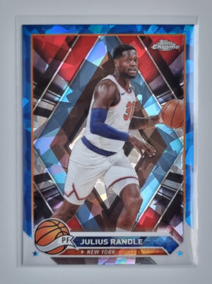 2023-24 Topps Chrome Blue Basketball Refractors #129 Julius Randle