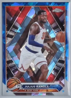 2023-24 Topps Chrome Blue Basketball Refractors #129 Julius Randle