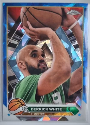 2023-24 Topps Chrome Blue Basketball Refractors #141 Derrick White