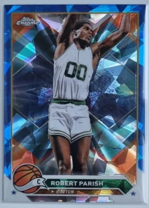 2023-24 Topps Chrome Blue Basketball Refractors #161 Robert Parish