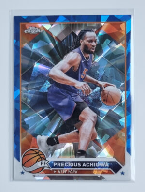 2023-24 Topps Chrome Blue Basketball Refractors #167 Precious Achiuwa