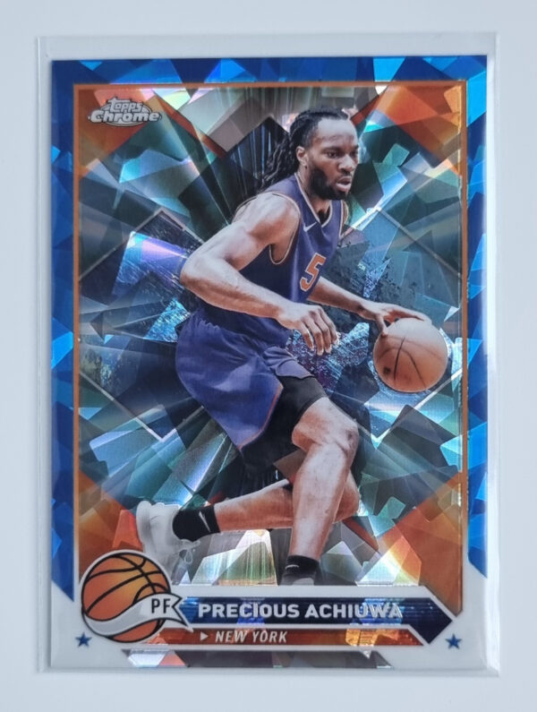 2023-24 Topps Chrome Blue Basketball Refractors #167 Precious Achiuwa