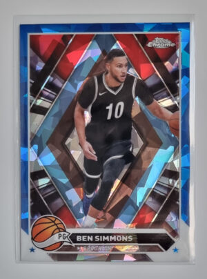 2023-24 Topps Chrome Blue Basketball Refractors #198 Ben Simmons