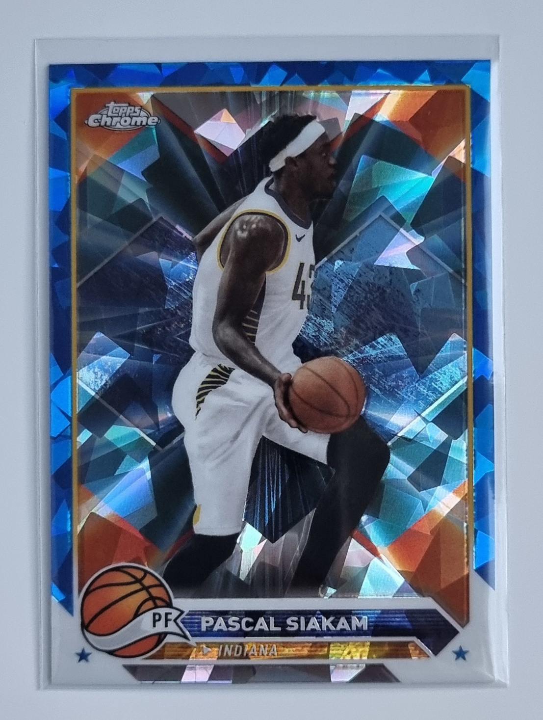 2023-24 Topps Chrome Blue Basketball Refractors #29 Pascal Siakam