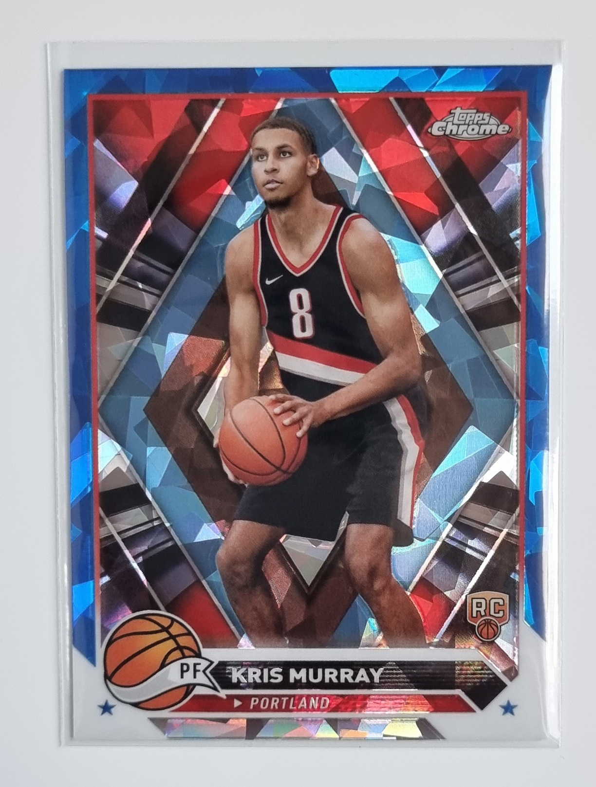 2023-24 Topps Chrome Blue Basketball Refractors #84 Kris Murray