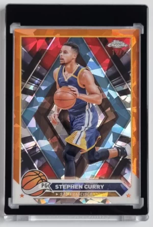 2023-24 Topps Chrome Sapphire Orange Refractors #30 Stephen Curry