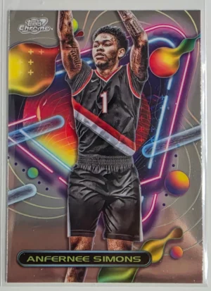 2023-24 Topps Cosmic Chrome #104 Anfernee Simons