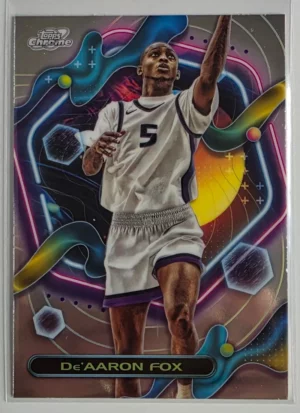 2023-24 Topps Cosmic Chrome #107 De'Aaron Fox
