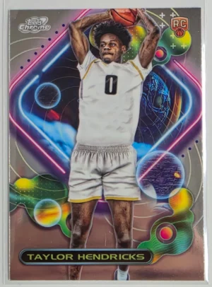 2023-24 Topps Cosmic Chrome #159 Taylor Hendricks RC