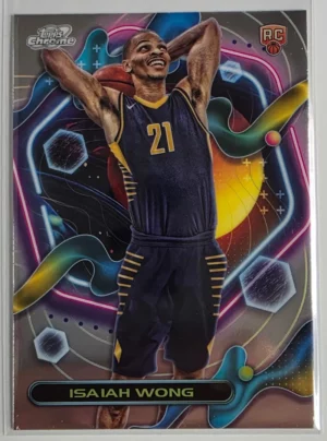 2023-24 Topps Cosmic Chrome #195 Isaiah Wong RC