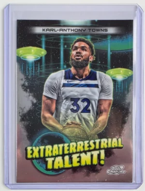 2023-24 Topps Cosmic Chrome Extraterrestrial Talent #ET7 Karl-Anthony Towns