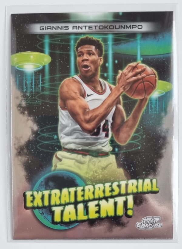 2023-24 Topps Cosmic Chrome Extraterrestrial Talent #ET8 Giannis Antetokounmpo