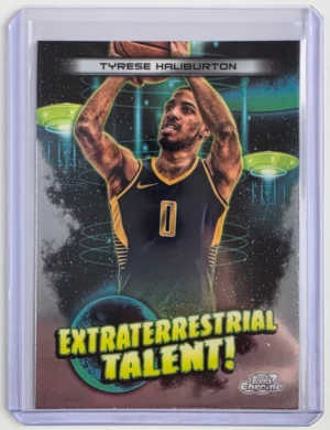 2023-24 Topps Cosmic Chrome Extraterrestrial Talent #ET9 Tyrese Haliburton