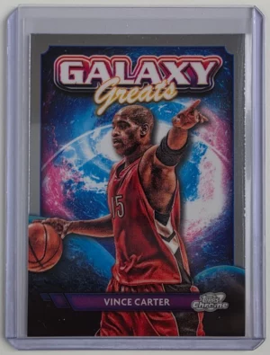 2023-24 Topps Cosmic Chrome Galaxy Greats #GG13 Vince Carter