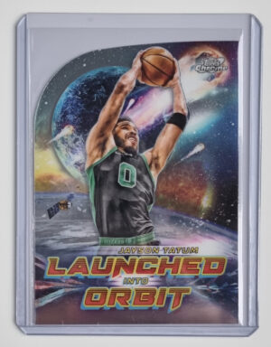 2023-24 Topps Cosmic Chrome Launched Into Orbit #LIO11 Jayson Tatum