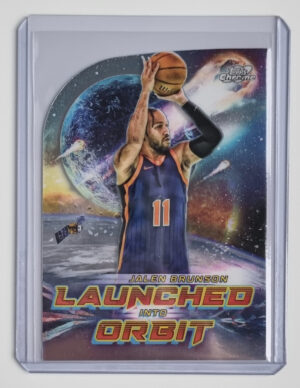 2023-24 Topps Cosmic Chrome Launched Into Orbit #LIO13 Jalen Brunson