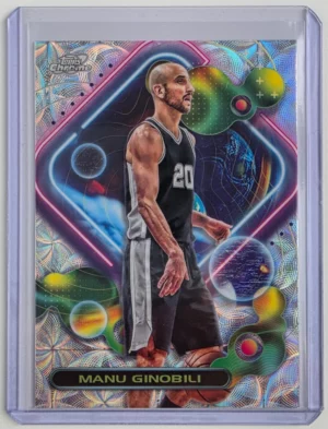 2023-24 Topps Cosmic Chrome Nucleus Refractors #113 Manu Ginobili