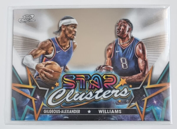 2023-24 Topps Cosmic Chrome Star Clusters #SC5 Jalen Williams/Shai Gilgeous-Alexander
