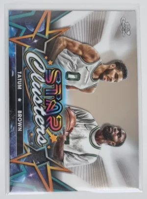 2023-24 Topps Cosmic Chrome Star Clusters #SC9 Jayson Tatum/Jaylen Brown
