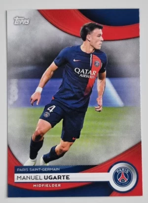 2023-24 Topps Paris Saint-Germain Team Set #11 Manuel Ugarte