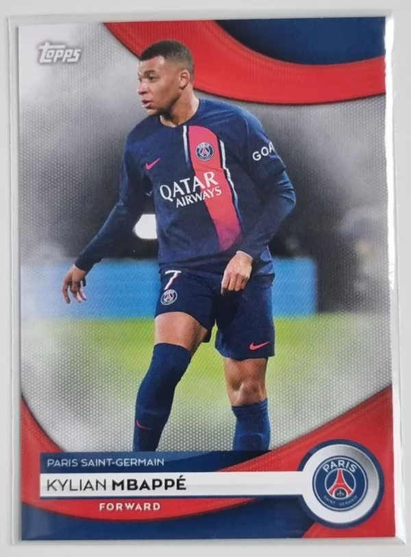 2023-24 Topps Paris Saint-Germain Team Set #19 Kylian Mbappe