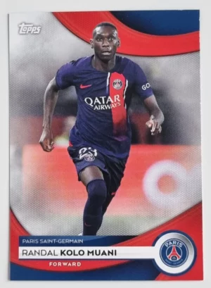 2023-24 Topps Paris Saint-Germain Team Set #20 Randal Kolo Muani