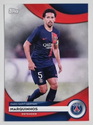 2023-24 Topps Paris Saint-Germain Team Set #3 Marquinhos