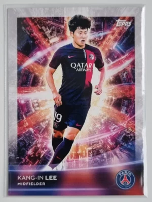 2023-24 Topps Paris Saint-Germain Team Set #30 Light Up Kang-In Lee