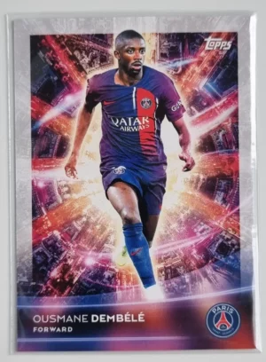 2023-24 Topps Paris Saint-Germain Team Set #33 Light Up Ousmane Dembele