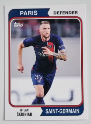2023-24 Topps Paris Saint-Germain Team Set #37 1974 Topps Milan Skriniar
