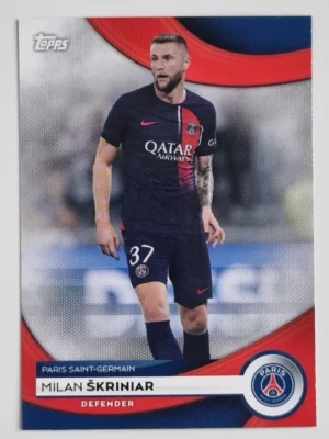 2023-24 Topps Paris Saint-Germain Team Set #6 Milan Skriniar