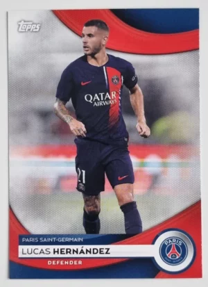 2023-24 Topps Paris Saint-Germain Team Set #7 Lucas Hernandez