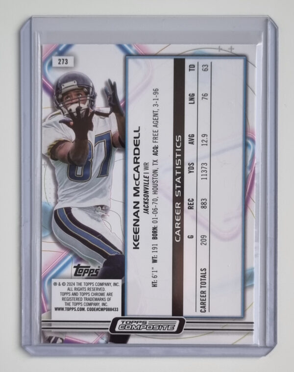 2023 Topps Composite Cosmic Nucleus #273 Keenan McCardell – Image 2