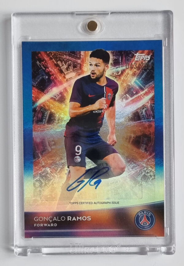 2023-24 Topps Paris Saint-Germain Team Set #LUGR Light Up Goncalo Ramos /250