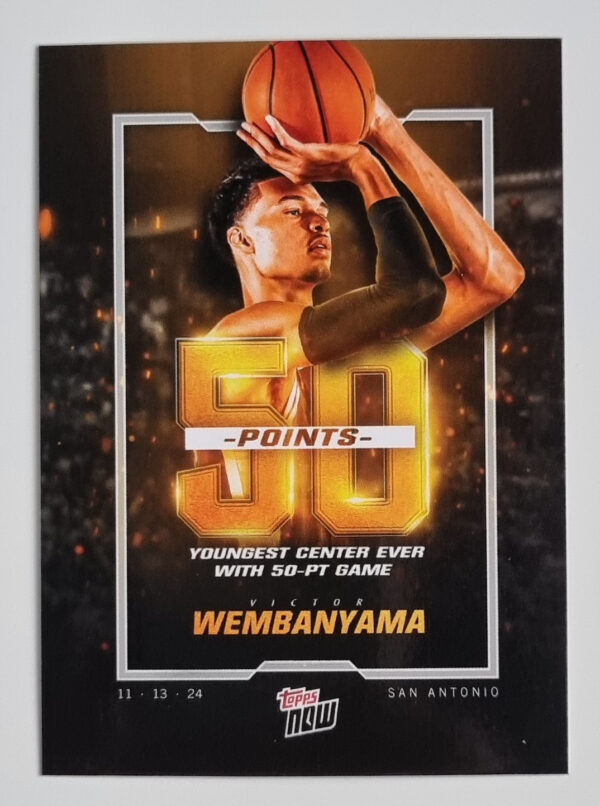 2024-25 Topps Now #7 Victor Wembanyama