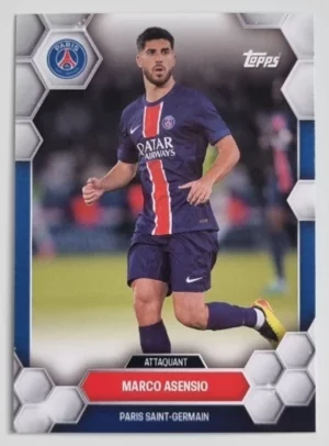2024-25 Topps Paris Saint-Germain Fan Set #17 Marco Asensio