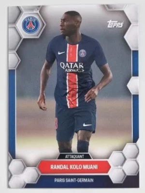 2024-25 Topps Paris Saint-Germain Fan Set #19 Randal Kolo Muani