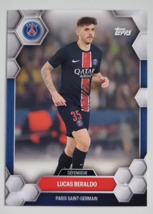 2024-25 Topps Paris Saint-Germain Fan Set #6 Lucas Beraldo
