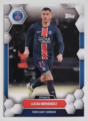 2024-25 Topps Paris Saint-Germain Fan Set #8 Lucas Hernandez