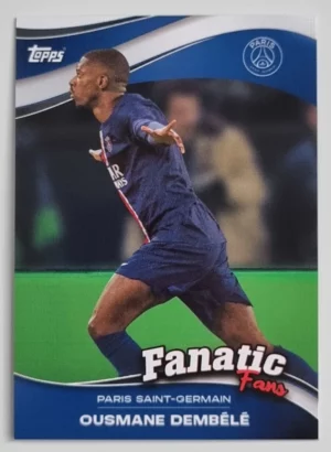 2024-25 Topps Paris Saint-Germain Fan Set Fanatic Fans #FF3 Ousmane Dembele