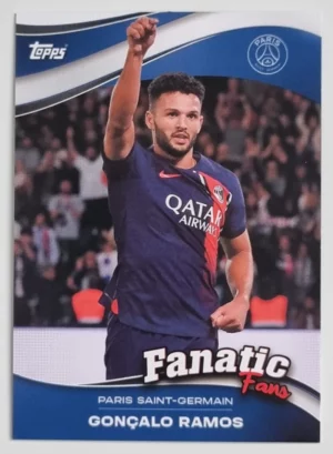 2024-25 Topps Paris Saint-Germain Fan Set Fanatic Fans #FF5 Goncalo Ramos