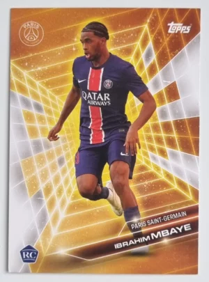 2024-25 Topps Paris Saint-Germain Fan Set Golden Future #GF2 Ibrahim Mbaye