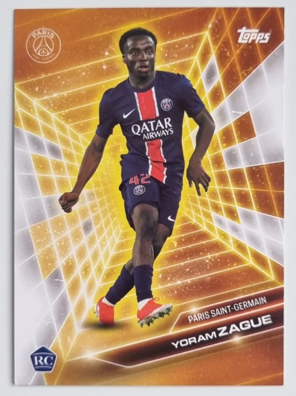 2024-25 Topps Paris Saint-Germain Fan Set Golden Future #GF3 Yoram Zague