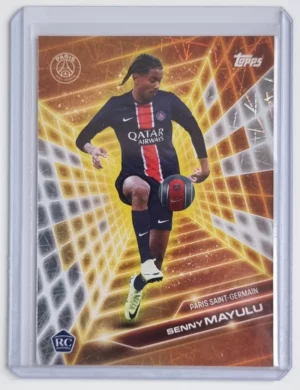 2024-25 Topps Paris Saint-Germain Fan Set Golden Future #GF4 Senny Mayulu Electro
