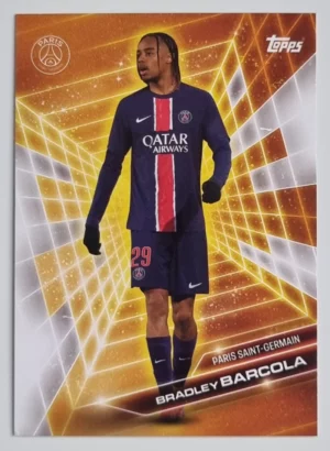 2024-25 Topps Paris Saint-Germain Fan Set Golden Future #GF5 Bradley Barcola