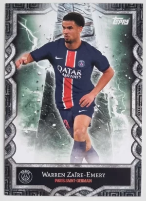 2024-25 Topps Paris Saint-Germain Fan Set Monolith #MO7 Warren Zaire-Emery