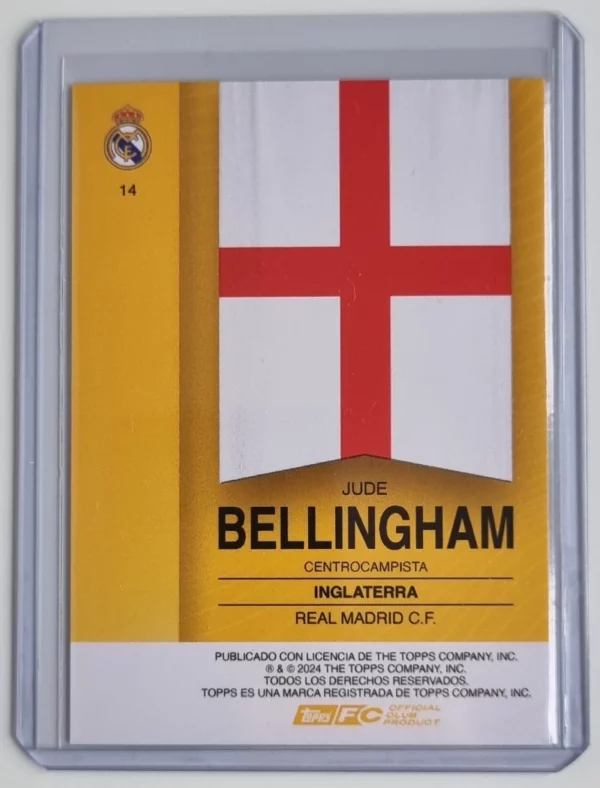 2024-25 Topps Real Madrid CF Fan Set #14 Jude Bellingham Electro – Image 2