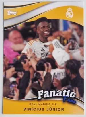 2024-25 Topps Real Madrid CF Fan Set Fanatic Fans #FF2 Vinicius Junior