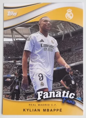 2024-25 Topps Real Madrid CF Fan Set Fanatic Fans #FF4 Kylian Mbappe